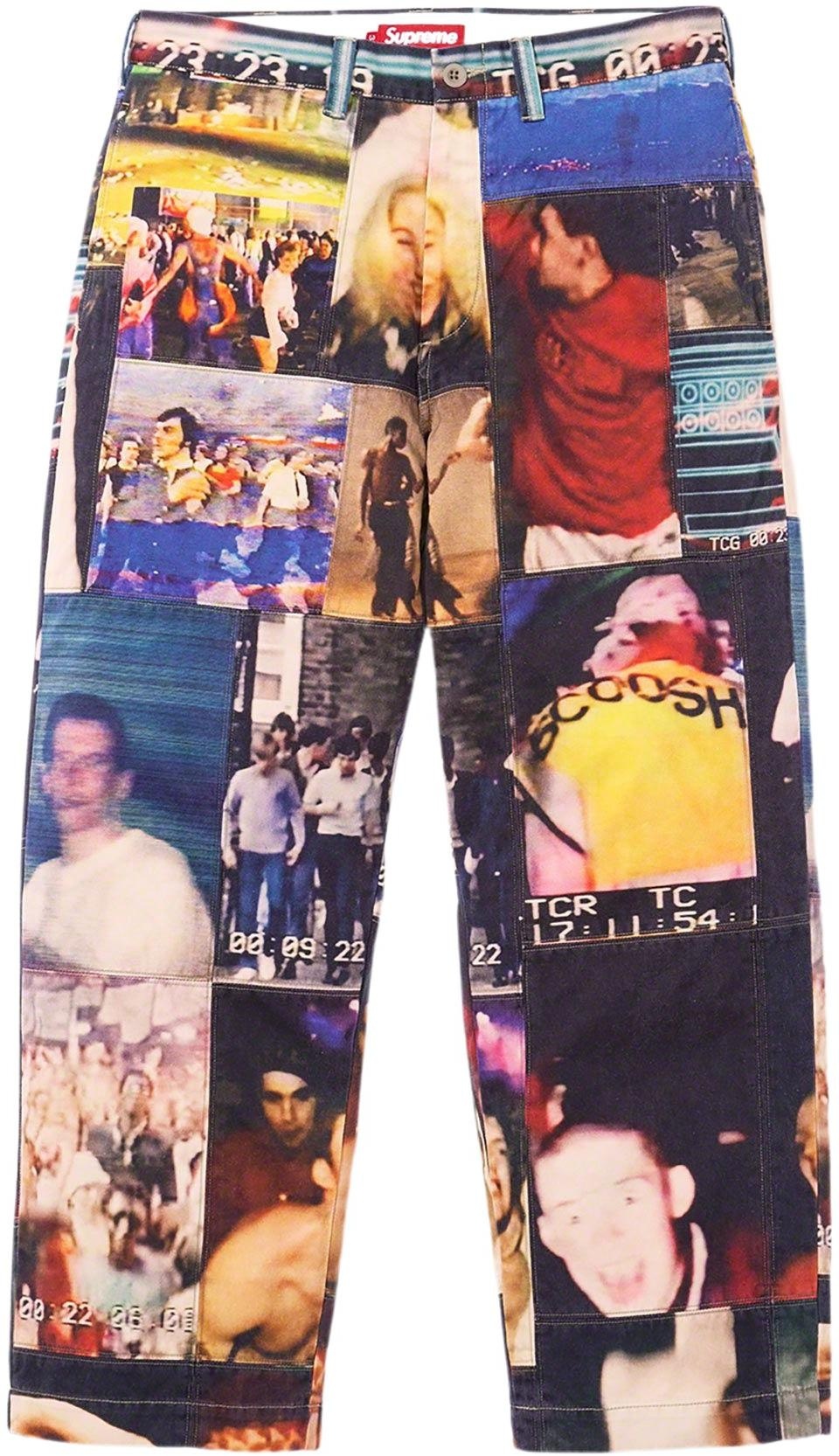 Hardcore Patchwork Loose Fit Chino Pant view 3